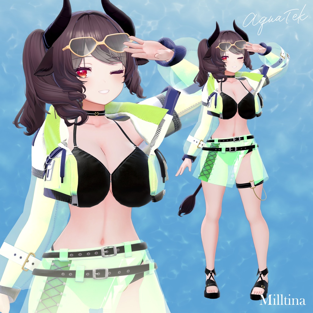 👙『AquaTek - アクアテック - 』【19アバター以上対応】