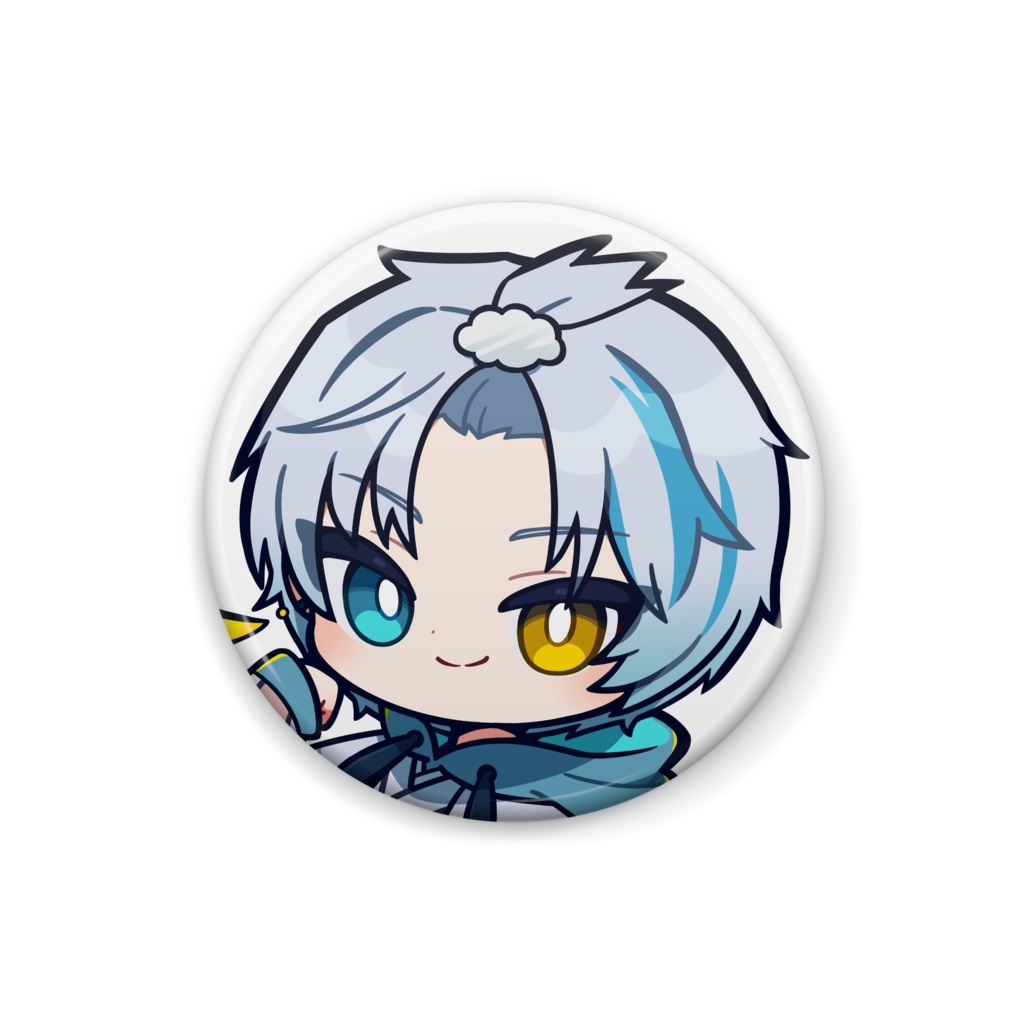 天水流雲 和装通常ver 缶バッジ