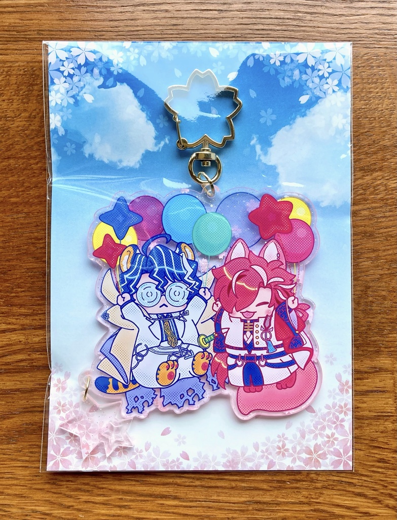 【セット】トラせんせい&キツネしんさく風船アクキー･アイスクリームアクスタ