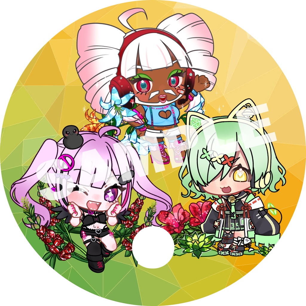 Birthday Jewel　24時組集合うちわ