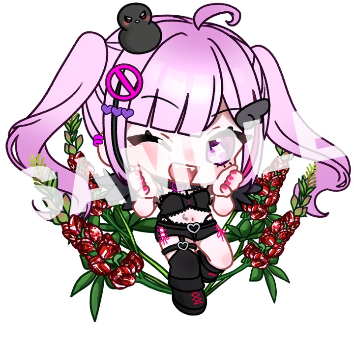 Virthday Jewel　森ノ中こっこステッカー