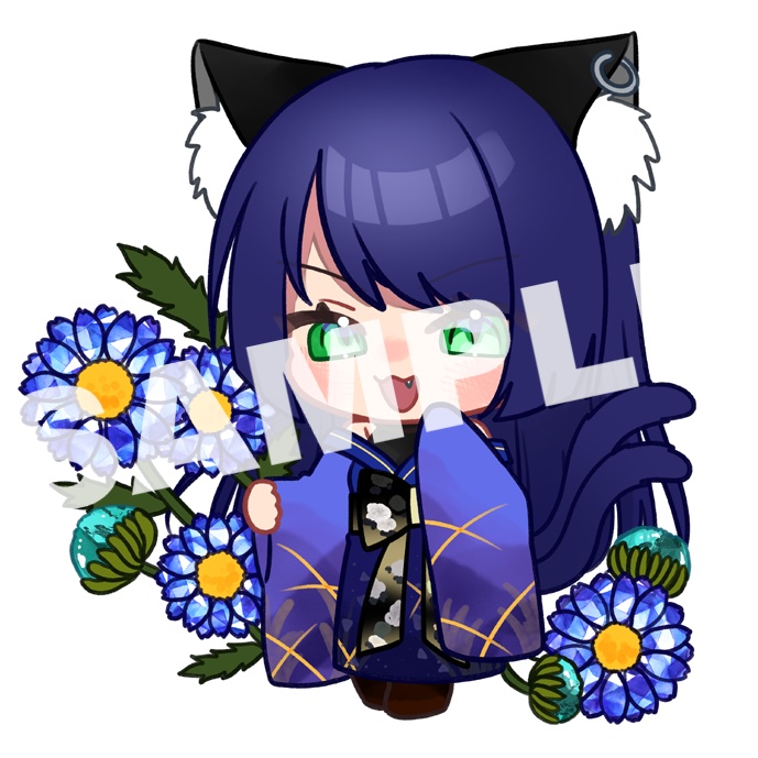 Virthday Jewel　鈴冶藍ステッカー