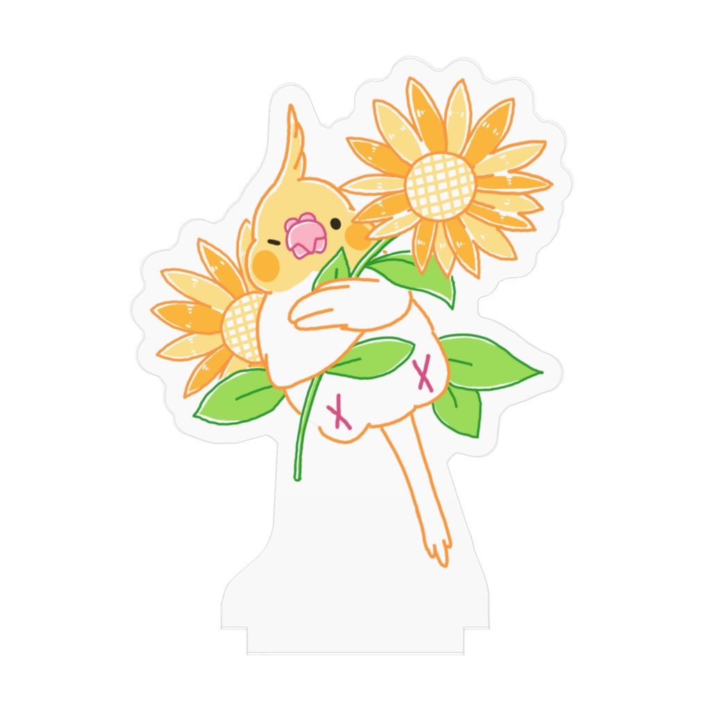 向日葵おかめアクリルスタンド