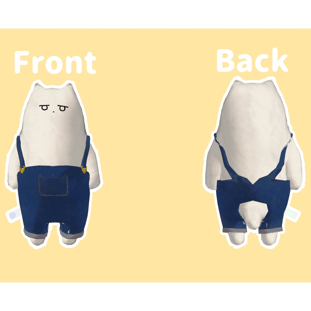 【MA設定済】ネコチヤンオーバーオール