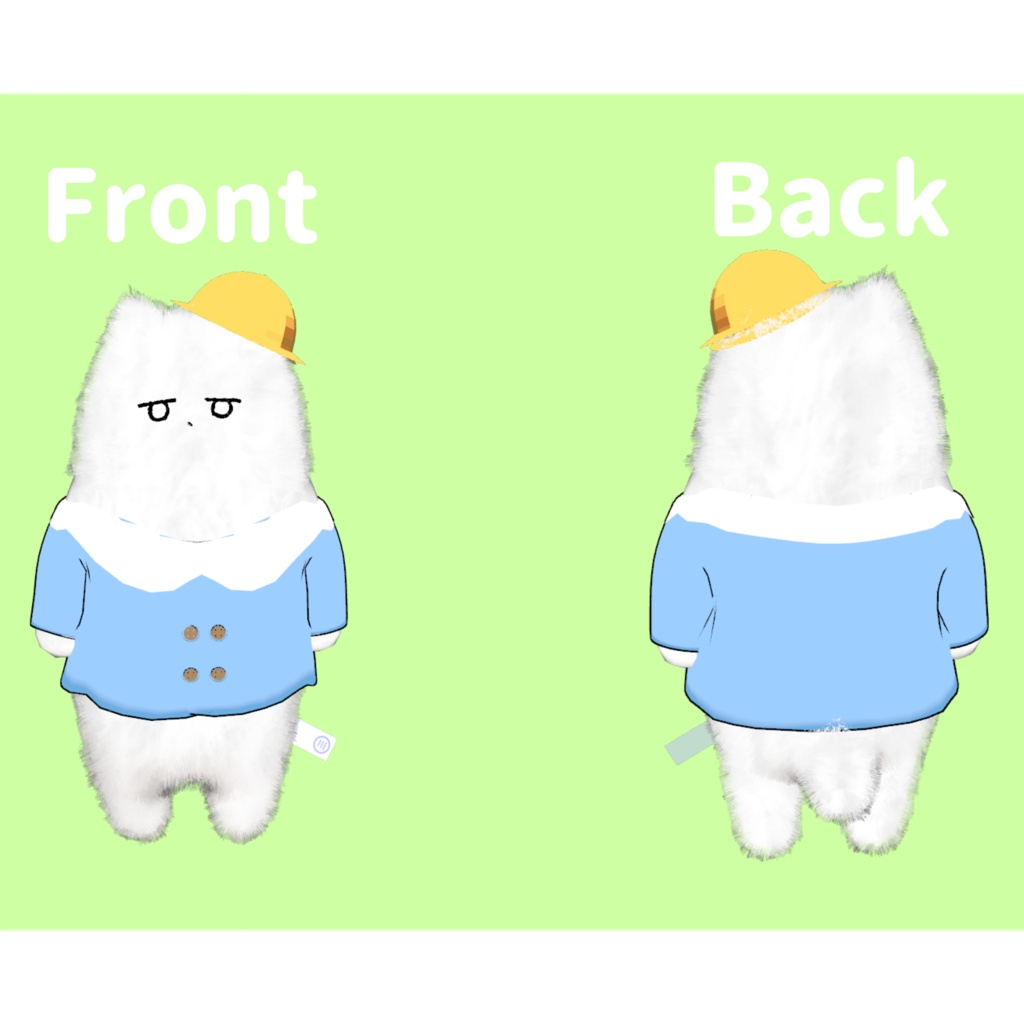 【MA設定済】ネコチヤンスモック