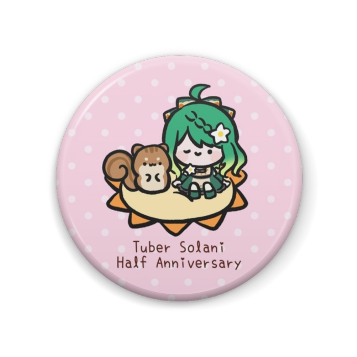 缶バッジ 4種 / トゥーベルソラニ ハーフアニバーサリー仕様