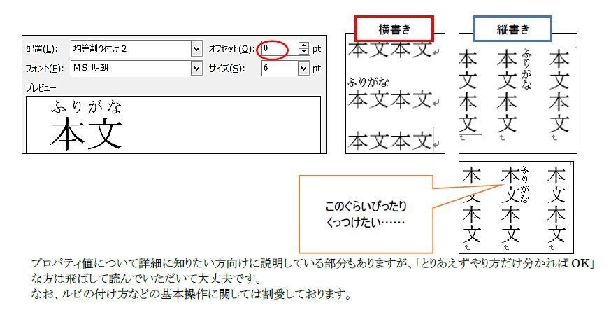 Word縦書きのルビ詳細設定解説本 Ddg0 Zerodama Booth