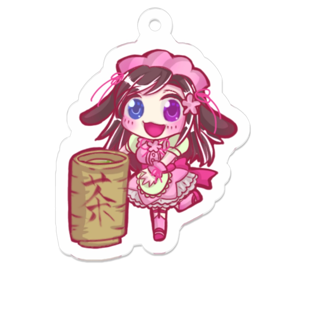 ミニ桜兎。アクリルキーホルダー