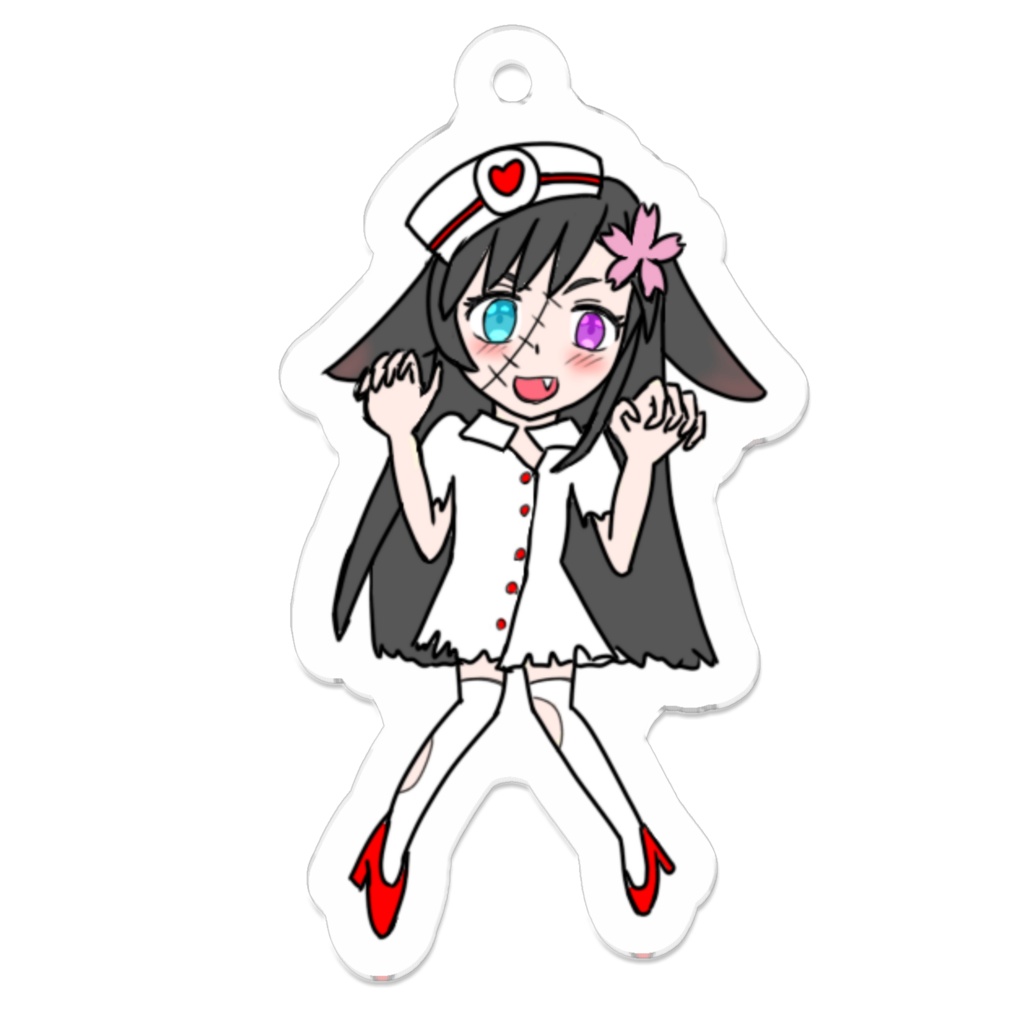 ゾンビナースアクリルキーホルダー
