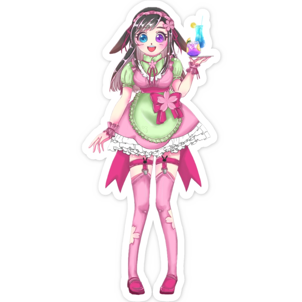 メイド立ち絵シール