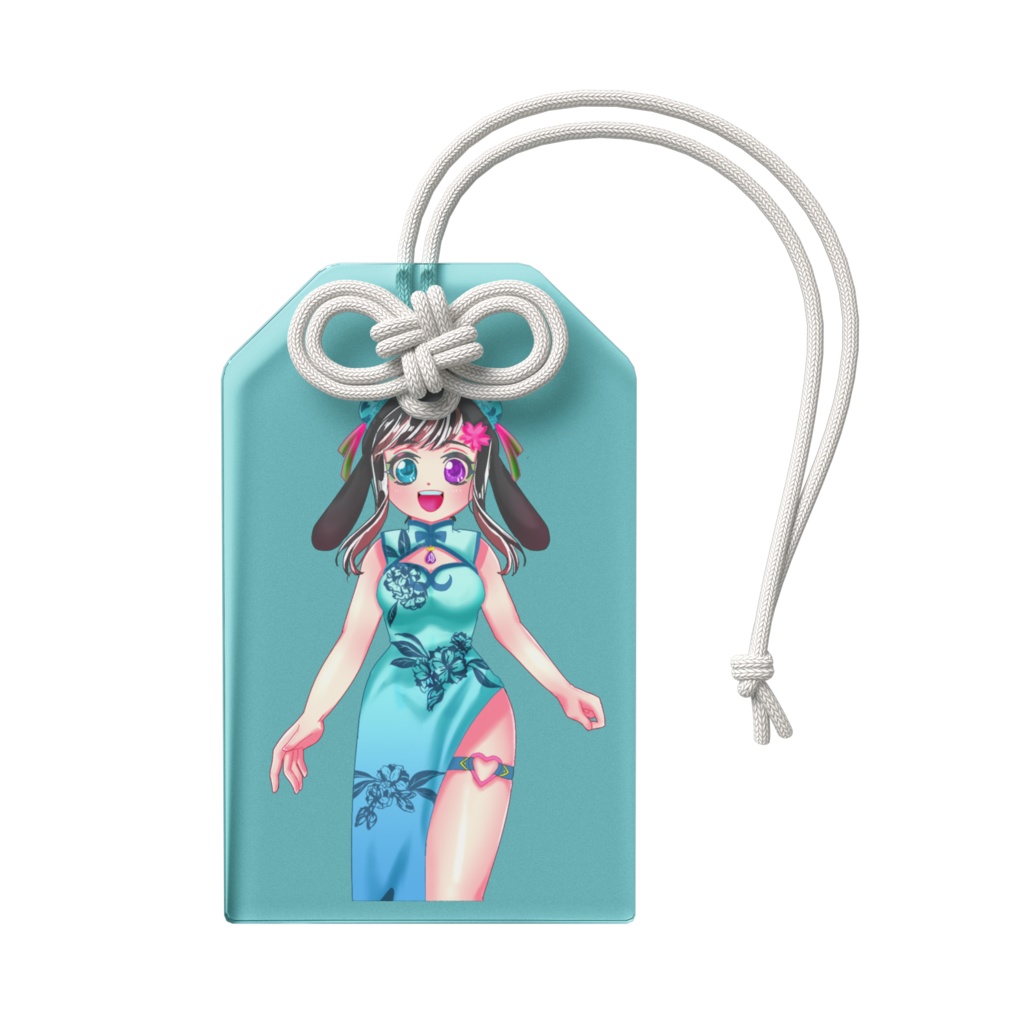 チャイナ桜兎。お守り(アクリル)