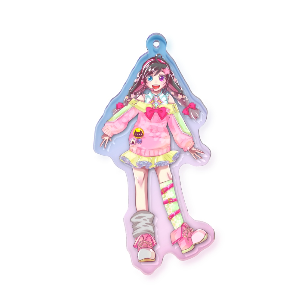 2周年衣装アクキー🐰