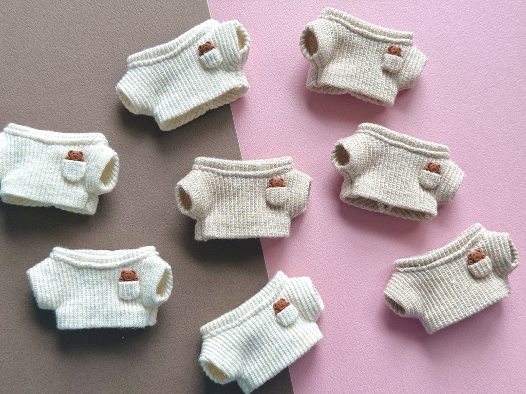 【8せんち】くまちゃんニット