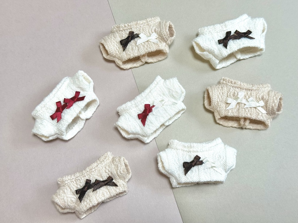 【8㌢】リボンニット