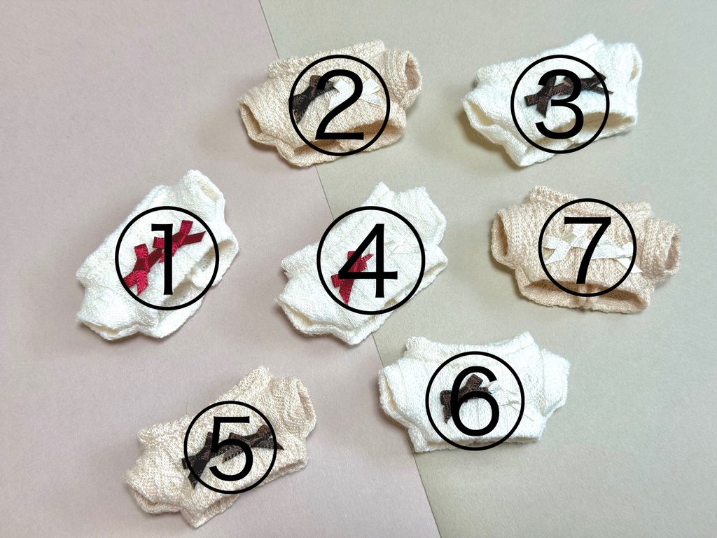 【8㌢】リボンニット