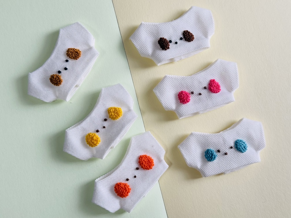 【8㌢】わんわん刺繍T