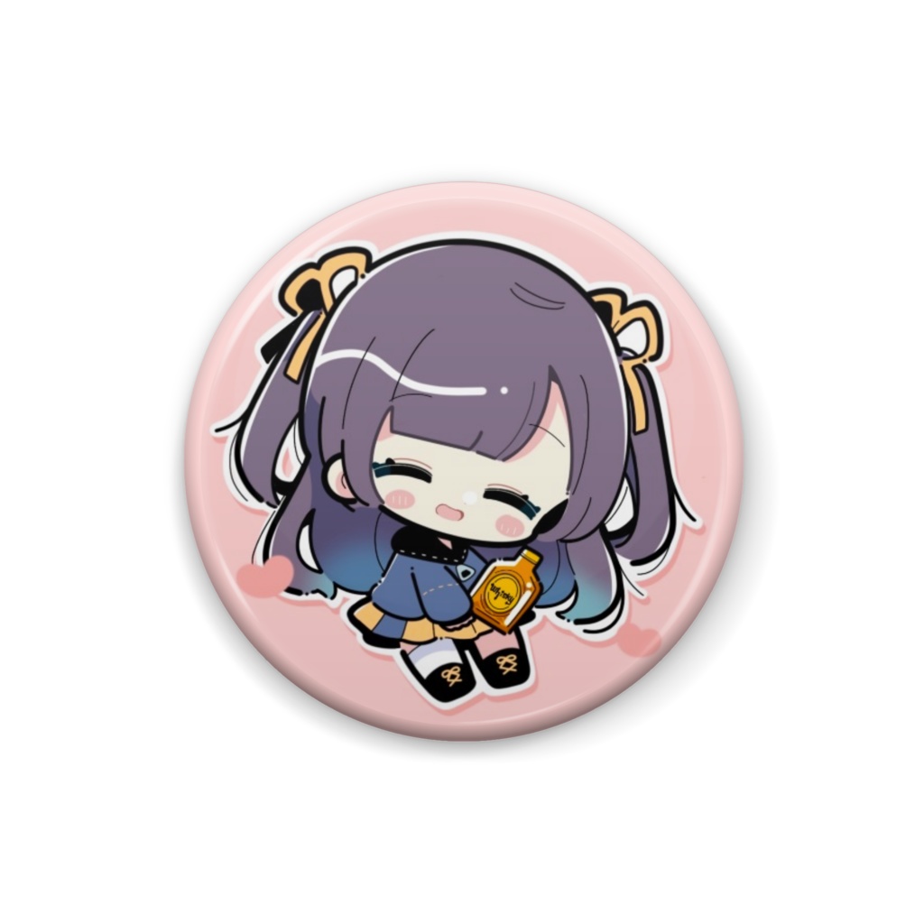 1000人記念缶バッチ