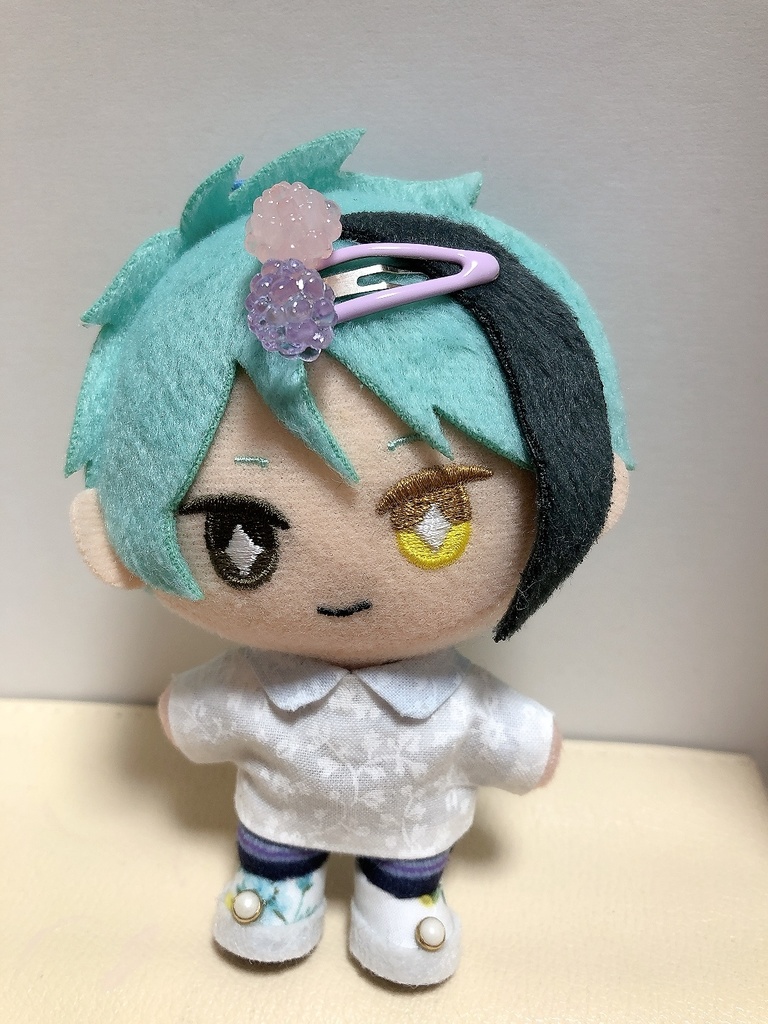 ぬいちゃん髪飾り〜むらさき〜