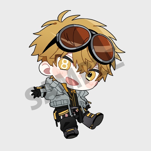 d8 アクリルキーホルダー