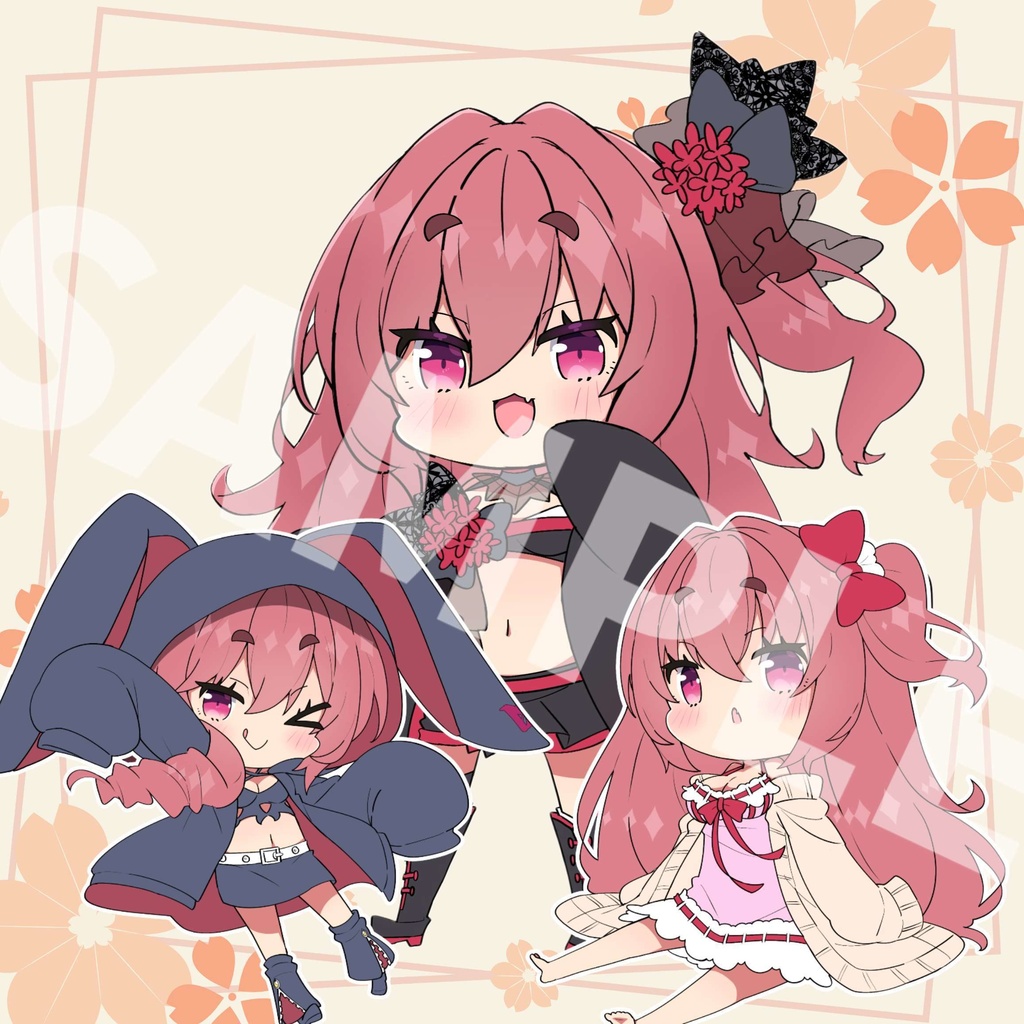 アクリルキーホルダー３種セット