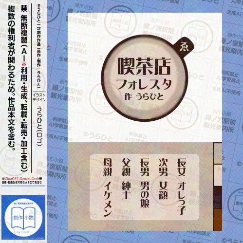 【小説】喫茶店フォレスタ（書籍版）