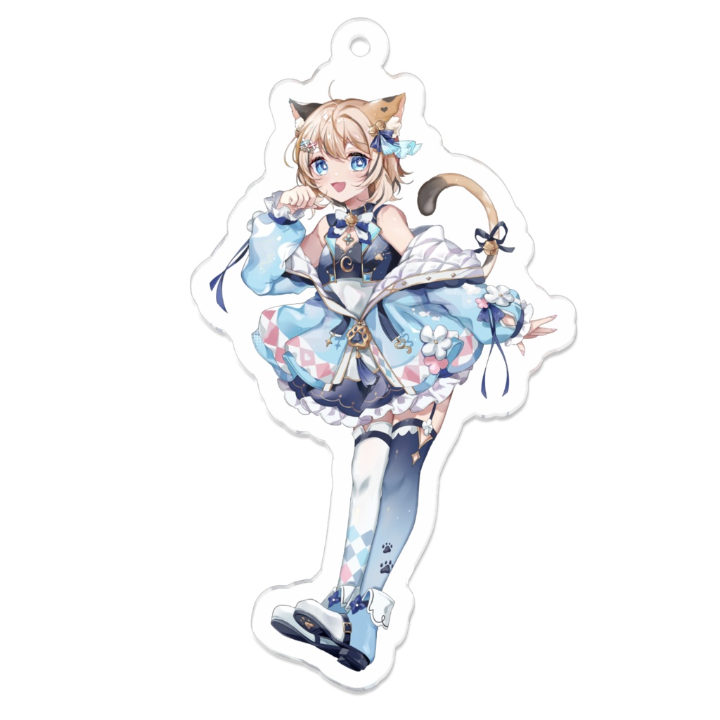 寝小猫まゆりアクリルキーホルダーB