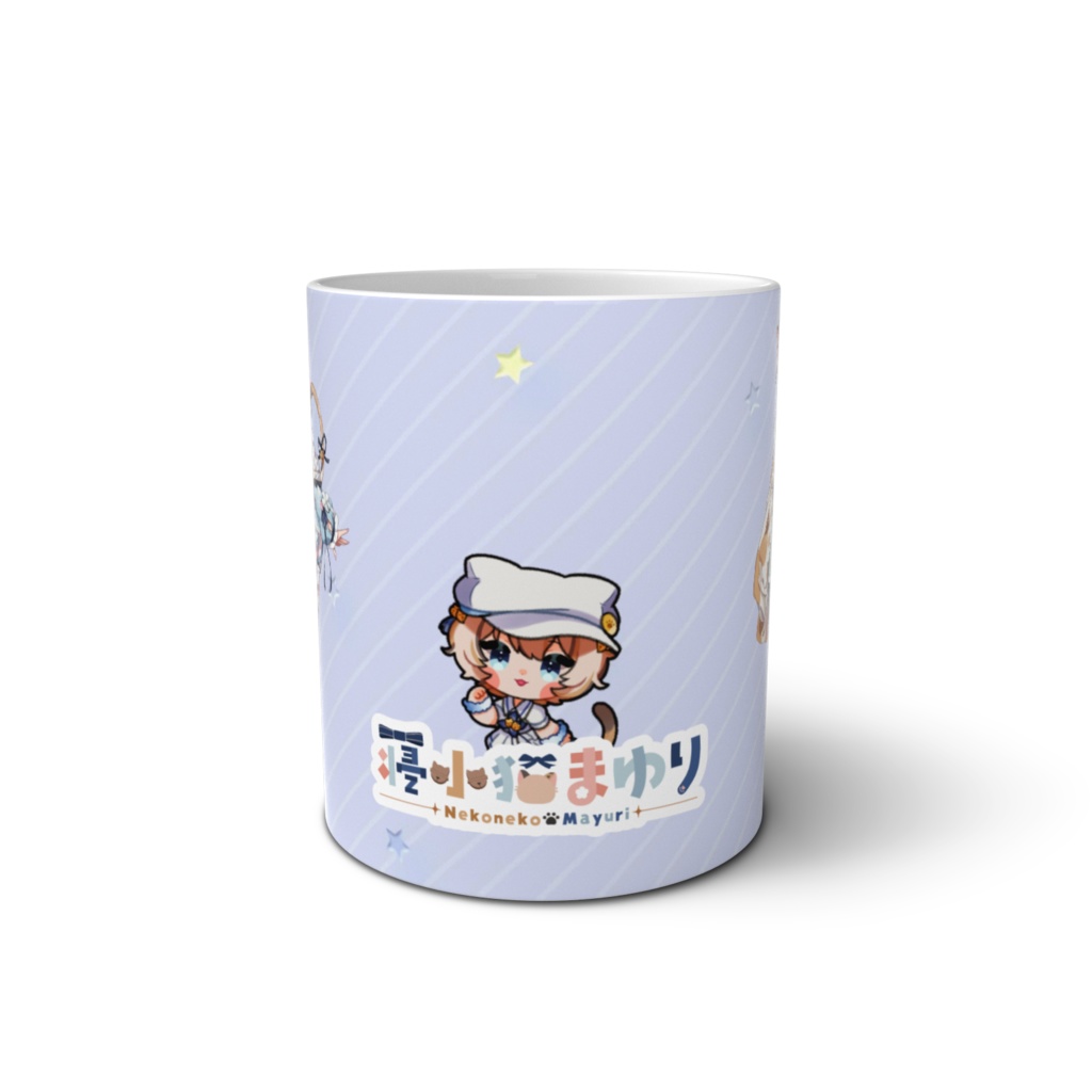 寝小猫まゆりマグカップ