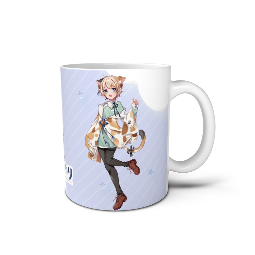 寝小猫まゆりマグカップ