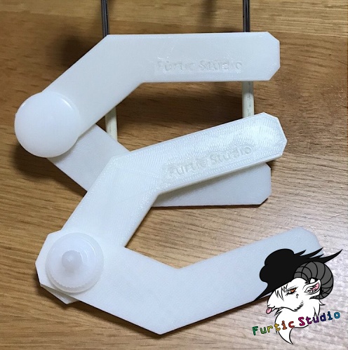 着ぐるみ製作用顎関節パーツ