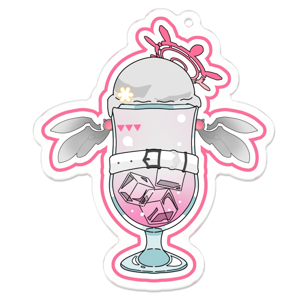 アクリルキーホルダー(てんしちゃん)