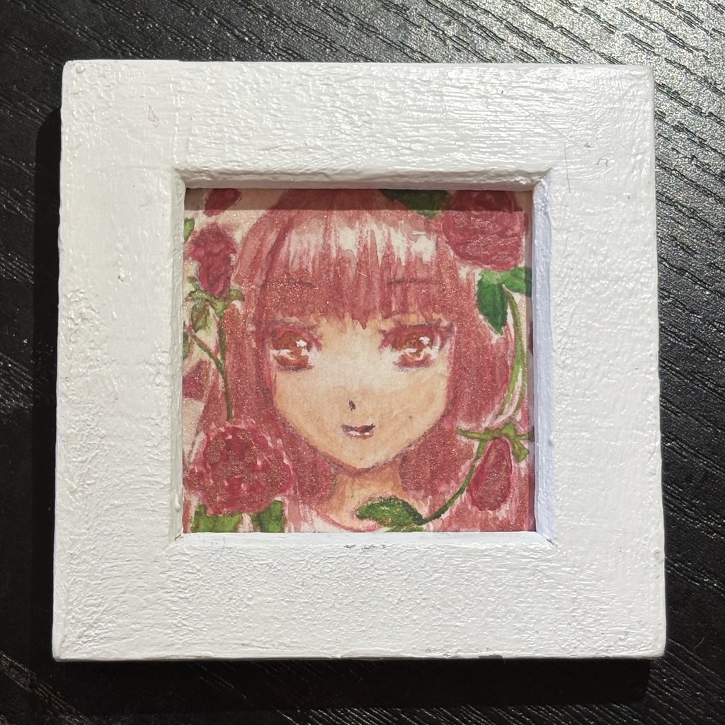 ミニ額縁原画　春