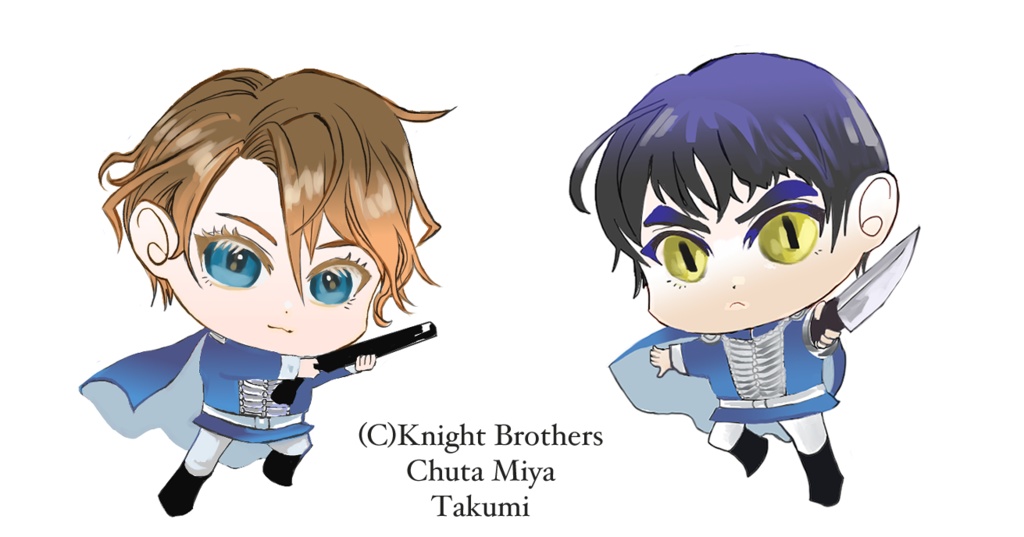 サミュエル＆エドワード アクリルキーホルダー