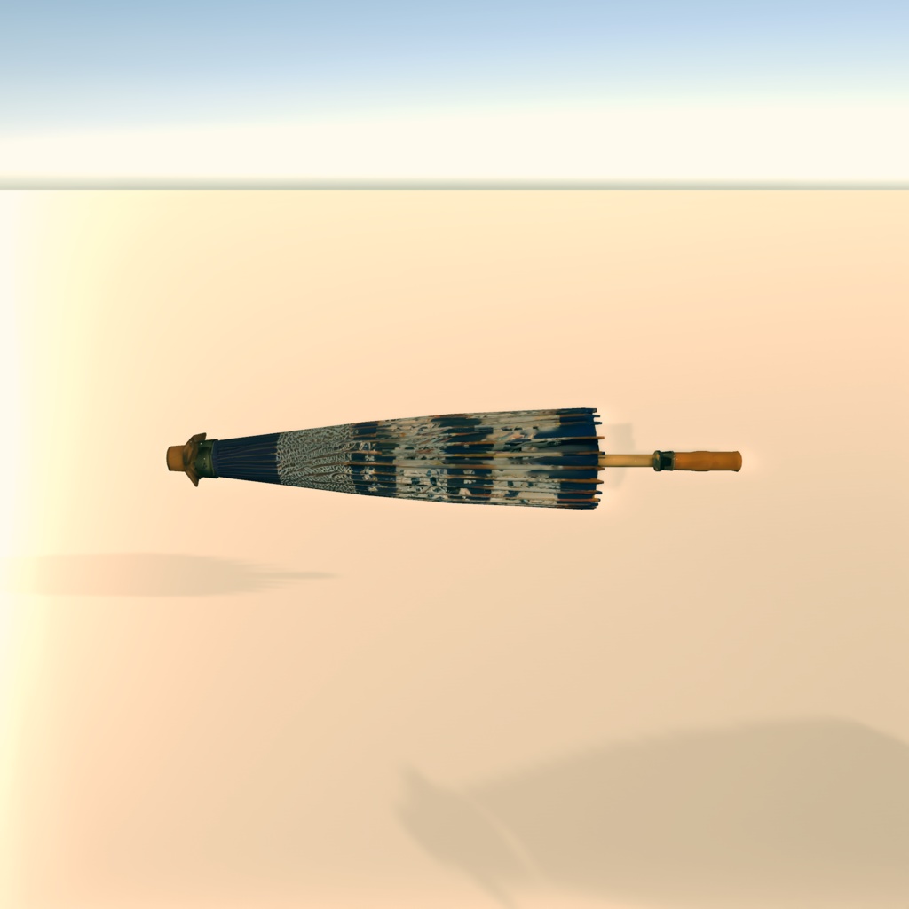 【VRChat対応】和風和傘