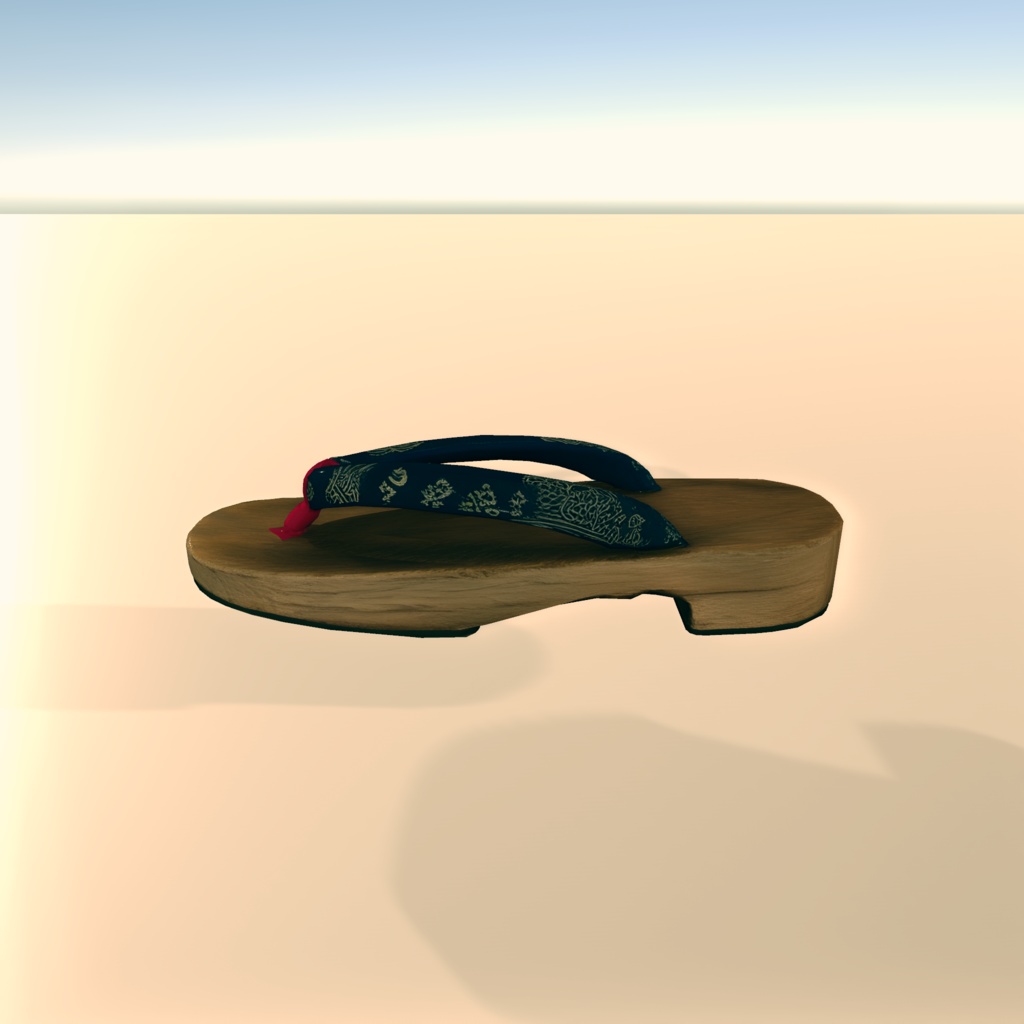 【VRChat対応】和風下駄