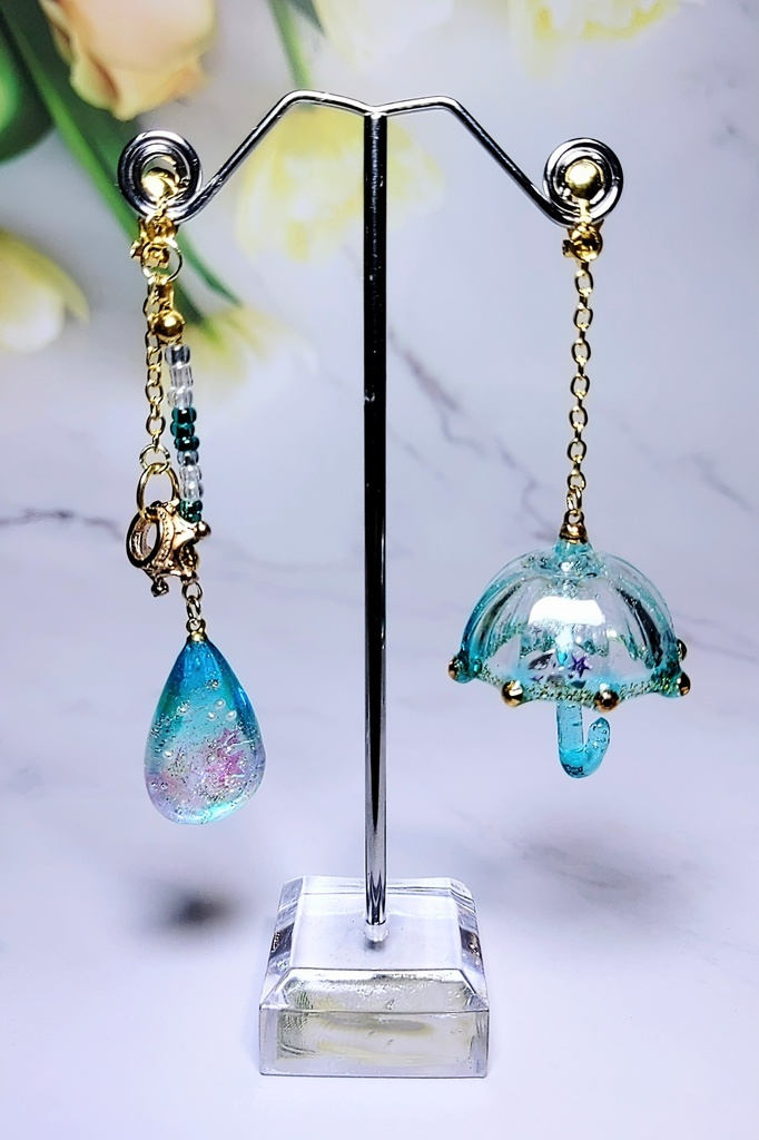 レジンアクセサリー イヤリング No.01