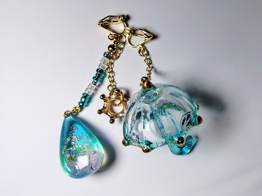 レジンアクセサリー イヤリング No.01