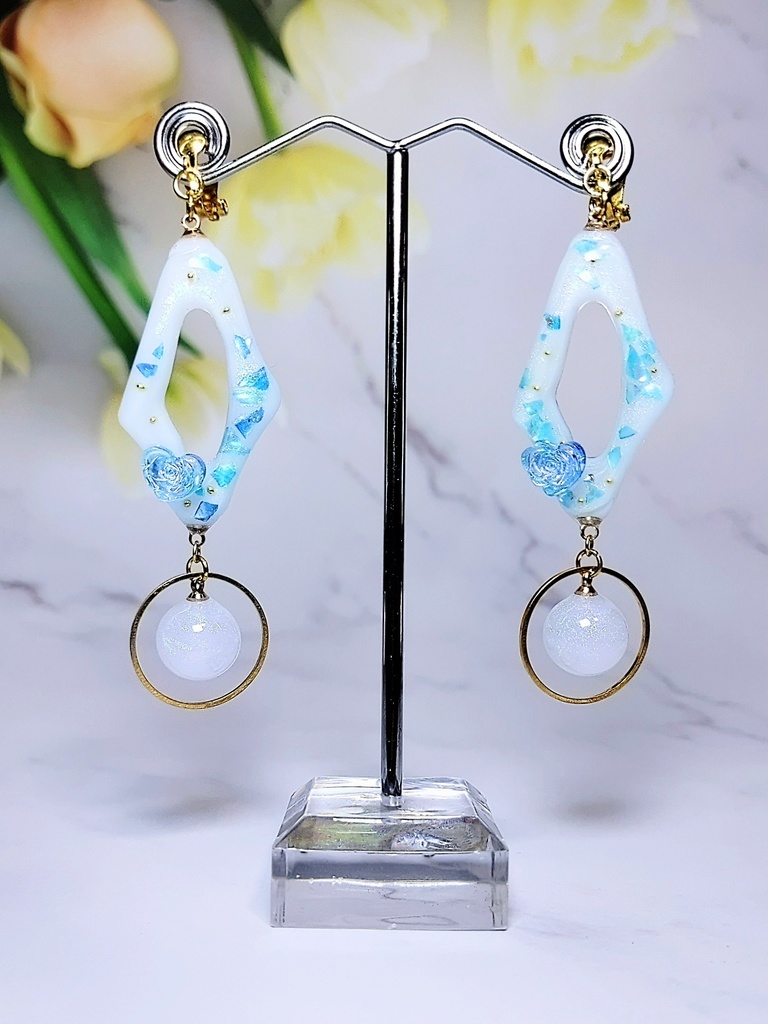 レジンアクセサリー イヤリング No.04