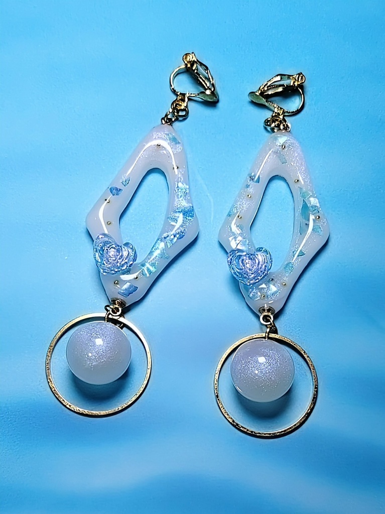 レジンアクセサリー イヤリング No.04