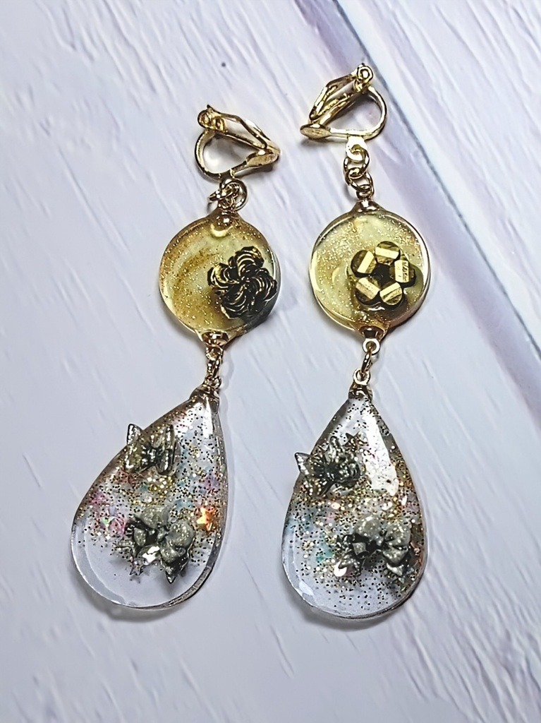 レジンアクセサリー イヤリング No.06