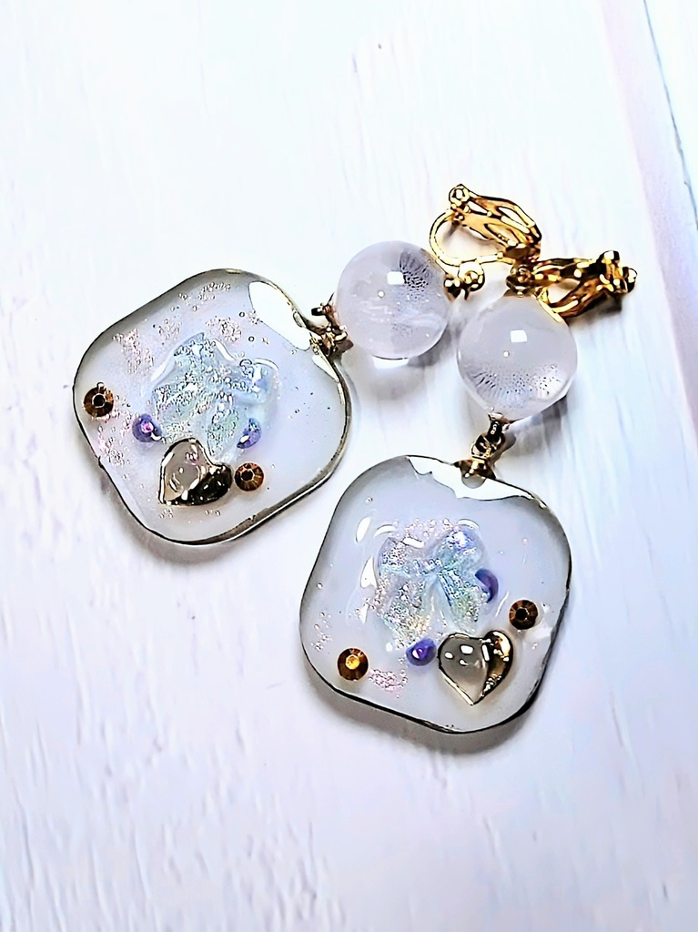 レジンアクセサリー イヤリング No.09