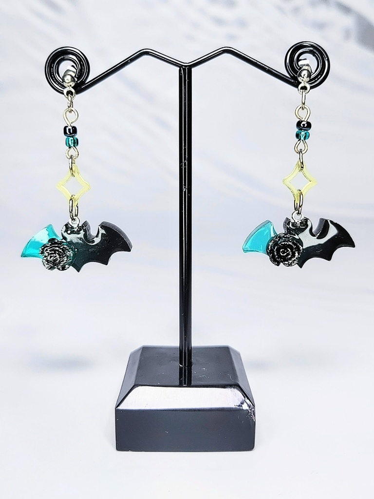 レジンアクセサリー ピアス シーズナル ハロウィン系No.01