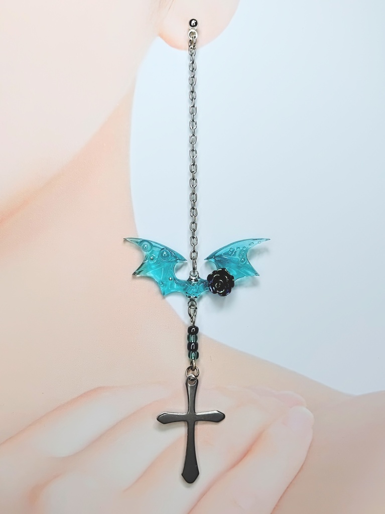 レジンアクセサリー ピアス シーズナル ハロウィン系No.02