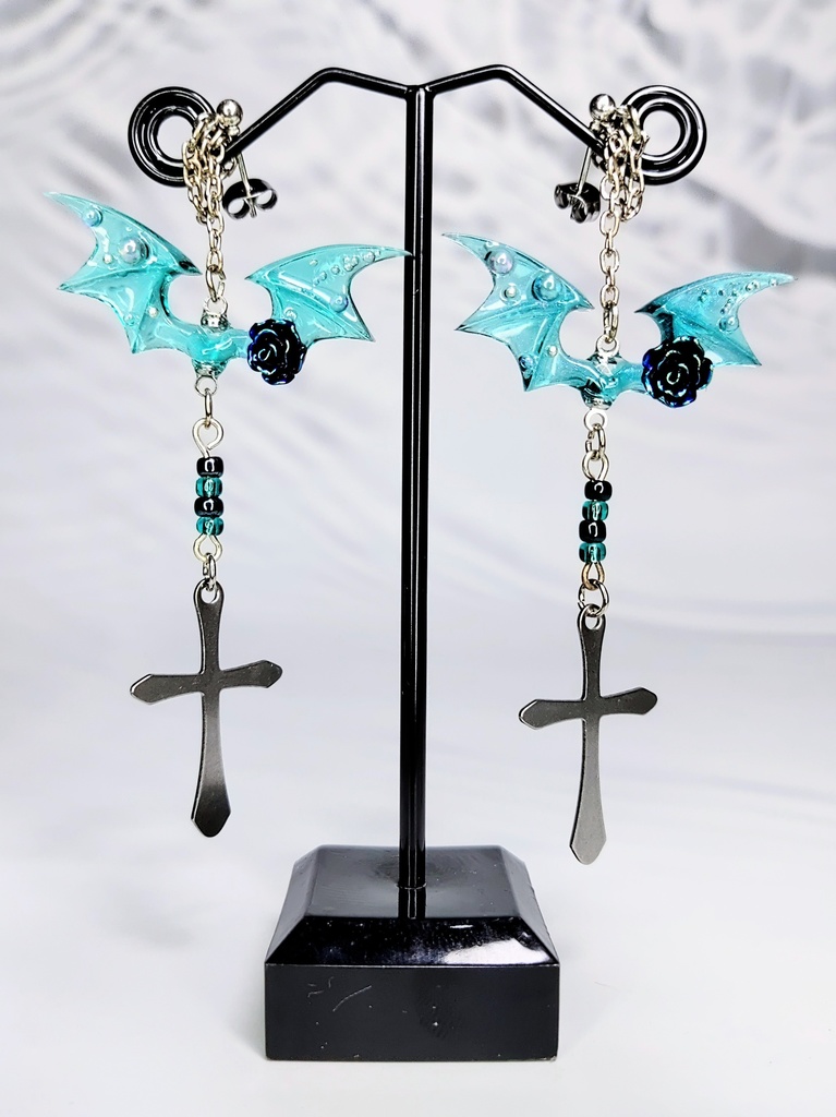 レジンアクセサリー ピアス シーズナル ハロウィン系No.02