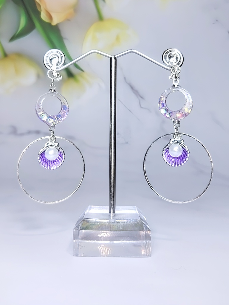 レジンアクセサリー イヤリング No.13