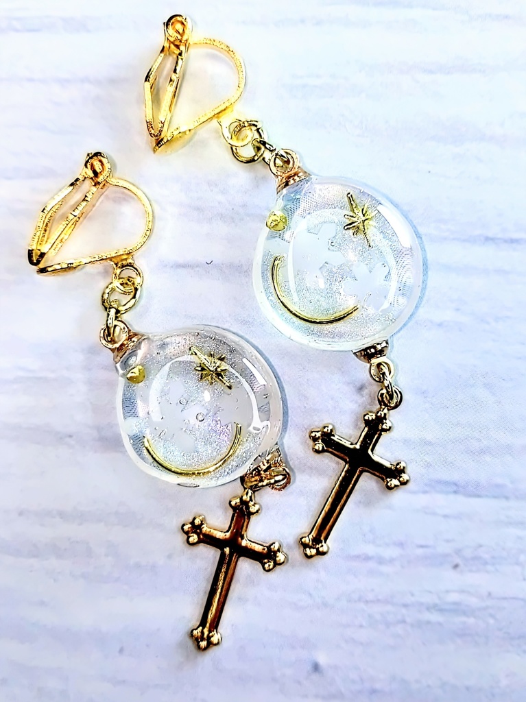 レジンアクセサリー イヤリング No.15