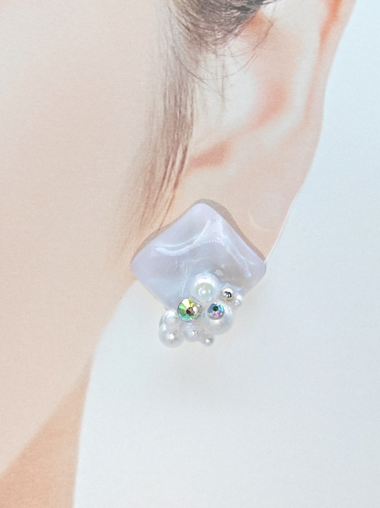 レジンアクセサリー イヤリング No.16