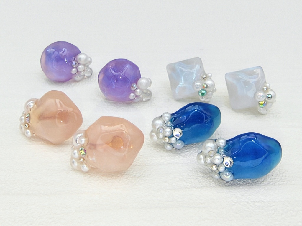 レジンアクセサリー イヤリング No.16