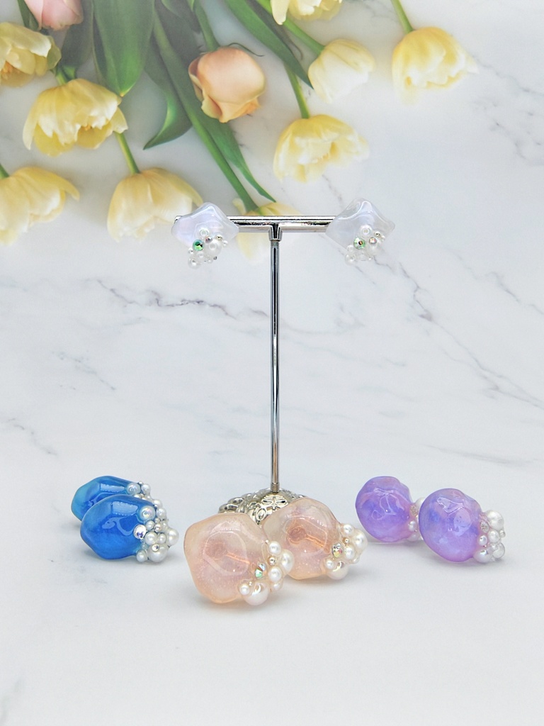 レジンアクセサリー イヤリング No.16