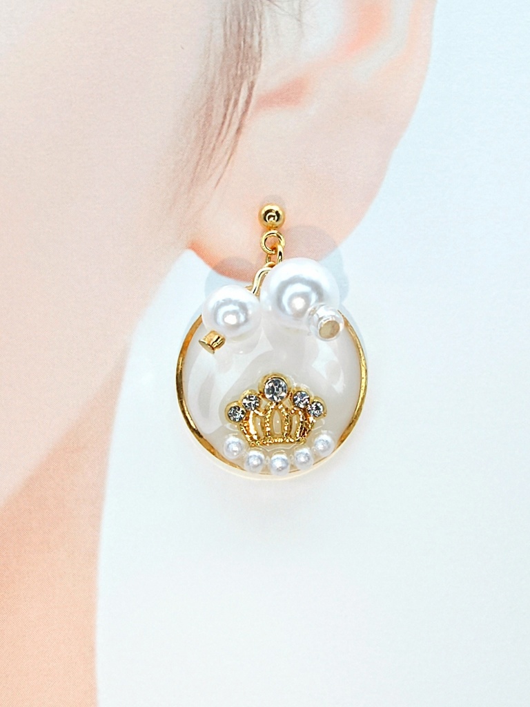 レジンアクセサリー ピアス&イヤリング クリア系