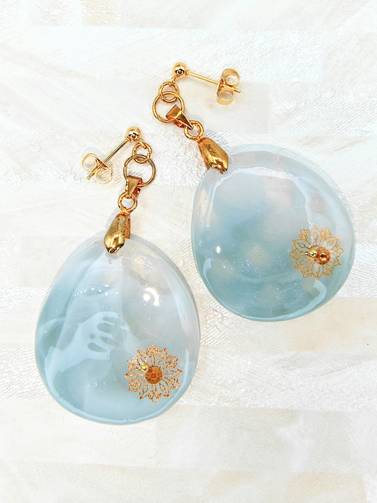 レジンアクセサリー イヤリング